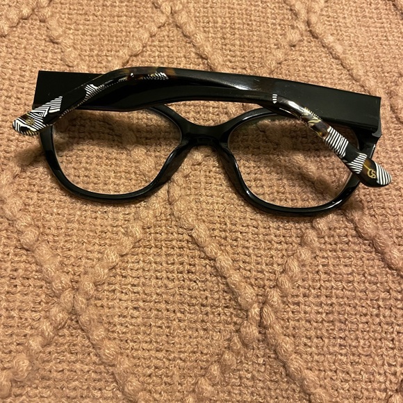 Christian Siriano Black Cat-Eye Glasses - Picture 2 of 4